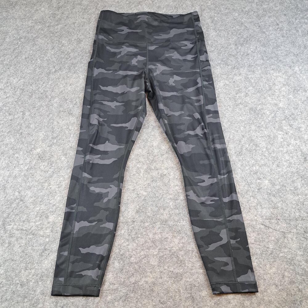 Athleta Leggings Womens Small Black Camo Ultimate 7/8 Tight Performance Gym